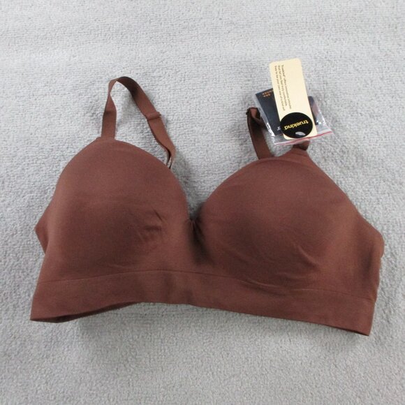 Truekind Wireless Shaping Bra Womens Large Chocolate Brown Supportive Comfort - Picture 5 of 7